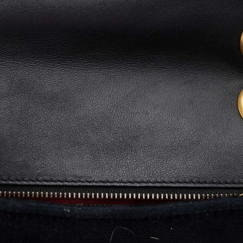 Gucci Matelasse Velvet GG Marmont Small Flap Shoulder Bag - Picture 15 of 15